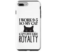 Je Travaille 9 à 5 pour Que Mon Chat puisse Vivre comme Une Coque pour iPhone 7 Plus/8 Plus