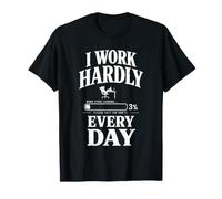 Je Travaille a Peine - 3% Humour de Bureau T-Shirt