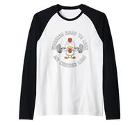 Je Travaille Dur pour Perdre Mes Cuisses de Poulet | Funny Gym Fitness Manche Raglan