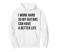 Je Travaille Dur pour Que Les Guitares puissent Avoir Une Sweat à Capuche