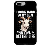 Je Travaille Dur pour Que ma chèvre puisse Vivre Une Vie Meilleure Coque pour iPhone 7 Plus/8 Plus