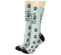 Je Travaille Dur Pour Que Mon Carlin Puisse Avoir Une Vie Meilleure Empreinte De Patte Unisexe Chaussettes De Tennis Durabilité Chaussettes De Sport Chaudes Socquette D'Équipage