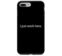Je Travaille Juste Ici. Don't Ask Me ! Sarcastic Bold Statement Coque pour iPhone 7 Plus/8 Plus