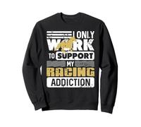Je Travaille Juste pour Mes Courses Équestres Sweatshirt
