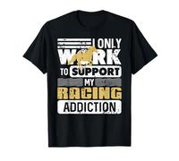 Je Travaille Juste pour Mes Courses Équestres T-Shirt