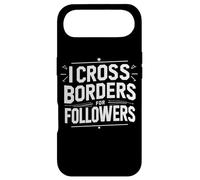 Je Traverse Les frontières pour Les abonnés Funny Travel Vlogger Coque pour iPhone Air
