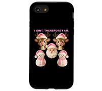 Je Tricote, Donc Je Le suis. Knitters Love Knitting Yarn Hobby Coque pour iPhone SE (2020) / 7/8