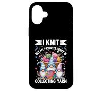 Je Tricote mais Mon Passe-Temps favori est de Collectionner de la Laine Coque pour iPhone 16 Plus