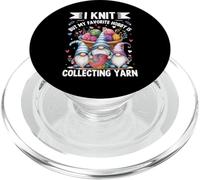 Je Tricote mais Mon Passe-Temps favori est de Collectionner de la Laine PopSockets PopGrip pour MagSafe