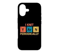 Je Tricote Périodiquement Fil Crochet Coque pour iPhone 17