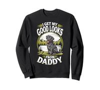 Je Trouve ma Belle Apparence grâce à Daddy Back Labrador Retriever Sweatshirt
