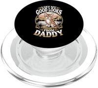 Je trouve ma belle apparence grâce à Daddy Bengal Kitten Lover PopSockets PopGrip pour MagSafe