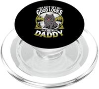 Je Trouve ma Belle Apparence grâce à Daddy Black Chow Chow Dog Lover PopSockets PopGrip pour MagSafe