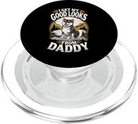 Je trouve ma belle apparence grâce à Daddy Black Shiba Inu Dog Lover PopSockets PopGrip pour MagSafe