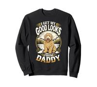 Je Trouve ma Belle Apparence grâce à Daddy Golden Doodle Puppy Doog Lover Sweatshirt