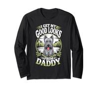 Je Trouve ma Belle Apparence grâce à Daddy Scottish Terrier Dog Lover Manche Longue