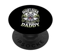 Je Trouve ma Belle Apparence grâce à Daddy Scottish Terrier Dog Lover PopSockets PopGrip Adhésif