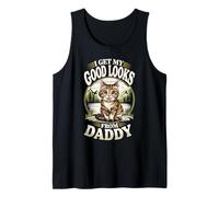 Je trouve ma belle apparence grâce à Daddy Tabby Kitten Lover Débardeur