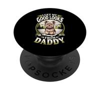 Je trouve ma belle apparence grâce à Daddy Yorkshire Terrier, un amoureux des chiens PopSockets PopGrip Adhésif