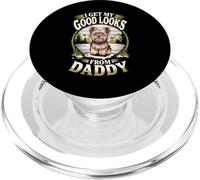Je trouve ma belle apparence grâce à Daddy Yorkshire Terrier, un amoureux des chiens PopSockets PopGrip pour MagSafe