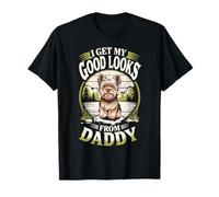 Je trouve ma belle apparence grâce à Daddy Yorkshire Terrier, un amoureux des chiens T-Shirt