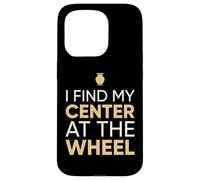 Je Trouve Mon Centre au Volant Ceramic Potter Coque pour iPhone 15 Pro