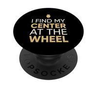 Je Trouve Mon Centre au Volant Ceramic Potter PopSockets PopGrip Adhésif