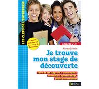 Je Trouve Mon Stage De Découverte Collège 4e, 3e - Faire De Son Stage De 3e Un Tremplin : Orientation, Apprentissage, Projet Professionnel