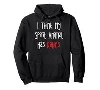 Je Trouve Que Mon Animal Spirituel a la Rage, C'est drôle Sweat à Capuche