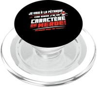 Je Vais à la pétanque Sinon J'Ai Un caractère de Merde PopSockets PopGrip pour MagSafe