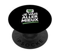 Je Vais Aller Mieux - Espoir et Guérison, Optimisme Français PopSockets PopGrip Adhésif