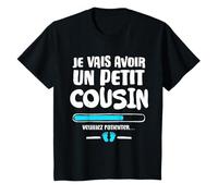 Je Vais Avoir Un Petit Cousin 2024 Cadeau Grossesse Enfant T-Shirt