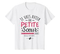 Je Vais Avoir Une Petite Sœur Annonce Grossesse Fille 2025 T-Shirt