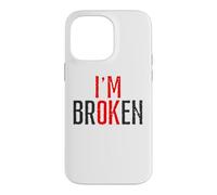 Je Vais Bien Broken Coque pour iPhone 14 Pro Max