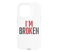 Je Vais Bien Broken Coque pour iPhone 15 Pro