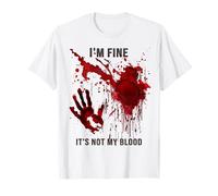 Je vais bien, ce n'est pas mon sang éclaboussé de sang taché de sang T-Shirt
