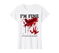 Je Vais Bien, ce n'est Pas Mon Sang T-Shirt Graphique avec Valeur