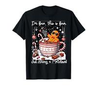 Je Vais Bien, C'est Bien, Juste Avoir Meltdown Funny Christmas T-Shirt