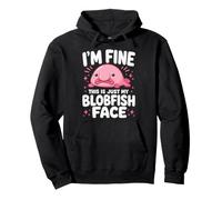 Je Vais Bien, C'est Juste Mon Visage De Blobfish Drôle Sweat à Capuche