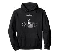Je Vais Bien Funny Sarcastic Diver Sweat à Capuche