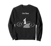 Je Vais Bien Funny Sarcastic Diver Sweatshirt
