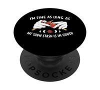 Je Vais Bien Tant Que ma réserve de Laine est en Ordre PopSockets PopGrip Adhésif