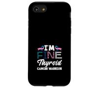 Je Vais Bien Thyroid Cancer Warrior Sensibilisation au Cancer de la thyroïde Coque pour iPhone SE (2020) / 7/8