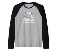 Je Vais Bien Thyroid Cancer Warrior Sensibilisation au Cancer de la thyroïde Manche Raglan