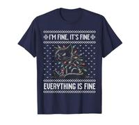 Je Vais Bien, Tout va Bien, Chat Noir, Noël T-Shirt