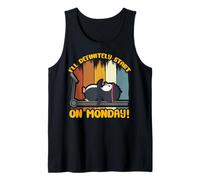 Je vais certainement commencer Monday Penguin Treadmill Débardeur