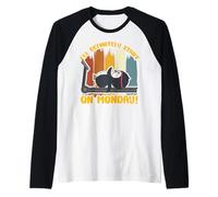 Je vais certainement commencer Monday Penguin Treadmill Manche Raglan
