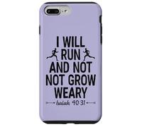 Je Vais Courir et ne Pas me Lasser Ésaïe 40 31 Bible Running Coque pour iPhone 7 Plus/8 Plus