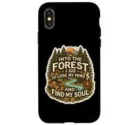 Je Vais dans la forêt pour Perdre Mon Esprit et retrouver la Nature de Mon âme Coque pour iPhone X/XS