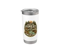 Je vais dans la forêt pour perdre mon esprit et retrouver la nature de mon âme Gobelet isotherme en acier inoxydable double paroi